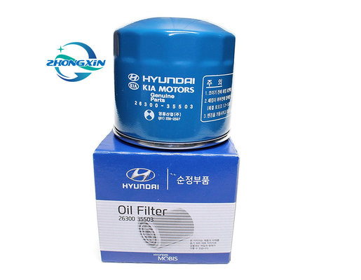 Hyundai CEED Filtre à huile métallique pour voiture 26300-35503 2630035503 2630035500 Efficacité