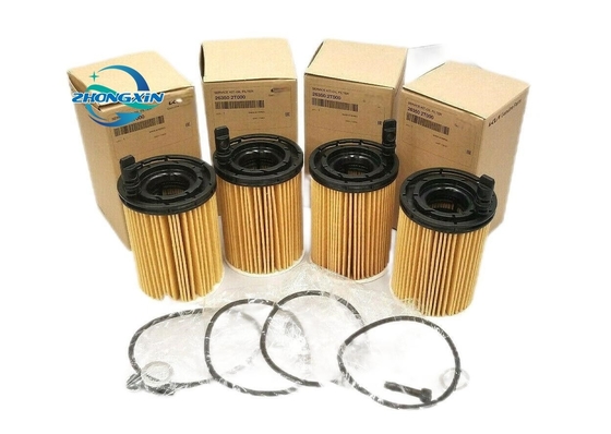 Filtre à huile 26350-2T000 263502T000 pour le moteur à quatre roues motrices de 2,4 CVVT Parties de moteur Hyundai Genesis Kia